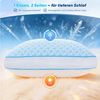 Klyvvo Kopfkissen Gel Memory Foam Kissen mit Höhenverstellung & abnehmbarem Bezug, ideal für Seitenschläfer, Rückenschläfer & Bauchschläfer Bild 4
