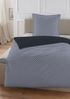 Hechter Paris Bettwäsche Satin 0061311 GEOMETRIE, marine, 1x 155x220 cm + 1x 80x80 cm Bild 5