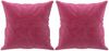 vidaXL 3-Sitzer-Sofa mit Zierkissen Weinrot 180 cm Samt 3200959 Bild 5
