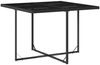 vidaXL 5-tlg. Garten-Essgruppe mit Kissen Schwarz Poly Rattan 3210715 Bild 4