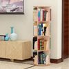 GarveeMore Bücherregal 360 Grad drehendes Bücherregal massives Holz stehendes Regalboden Bild 3