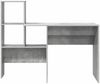 vidaXL Schreibtisch Beton Grau 131,5 x 50 x 106,5 cm Holzwerkstoff 869301 Bild 5