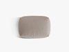 Micadoni Hocker Martina 1-Sitzer Strukturierter Stoff Dunkelbeige Bild 3