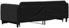 vidaXL Tagesbett Ausziehbar Schwarz 90x190 cm Stoff 3196828 Bild 5