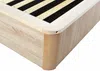 Vente-unique - TALISO Lattenrost und Bettrahmen Holz, Platte Beige - B 140 cm x H 36 cm x L 191 cm Bild 5
