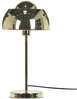 'Senette' Tischlampe Gold aus Metall 44 cm runder Schirm Kabel mit Schalter Industrie Look Modernes Design Bild 4