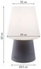 Tischleuchte LED No. 1, 60 cm (grey Solar ) Bild 2