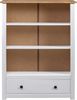 vidaXL Bücherregal Weiß 80 x 35 x 110 cm Massivholz Panama-Kiefer Bild 4