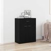 vidaXL Sideboard Schwarz Eichen-Optik 60 x 30 x 75 cm Holzwerkstoff 862448 Bild 4