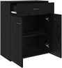 vidaXL Sideboard Schwarz Eichen-Optik 60 x 30 x 75 cm Holzwerkstoff 862448 Bild 5