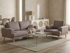 Sofa Set 4-Sitzer KILDAL Stoff Braun Bild 3