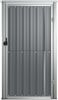 vidaXL Gerätehaus Grau 88x89x161 cm Verzinkter Stahl 316206 Bild 3
