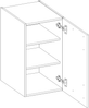 Hängeschrank 45 cm Eiche Artisan + Weiß Hochglanz Küchenzeile Küchenblock Küche Bild 2