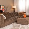 Bronx71 Ecksofa Luca XL Chenille mocha rechts Bild 4