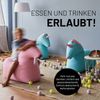Lumaland Sitzsack Kinder Einhorn Kissen Tier 85x70x45 cm, kuscheliges Sitzkissen, Unicorn Motiv, pflegeleicht Bild 5