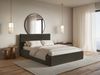 Selsey 'Softie Slim' Polsterbett 160×200 mit Lattenrost, Velours, dunkelgrün Bild 3