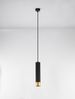 Nova Luce 9911529 PICTO Pendelleuchte 30 1-flammig Schwarz Gold GU10 Bild 3