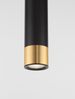 Nova Luce 9911529 PICTO Pendelleuchte 30 1-flammig Schwarz Gold GU10 Bild 4
