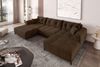 99rooms Massimo Wohnlandschaft Cordstoff POSO Braun mit Schlaffunktion Wohnung Bild 4
