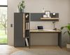 Aktenschrank Center in grau matt und Eiche Wotan 50 x 158 cm Bild 5