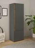 Aktenschrank Center in grau matt und Eiche Wotan 50 x 158 cm Bild 2