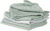 roba 5er Set Waschlappen 'Lil Planet' - 25 x 25 cm - Bio-Baumwolle - GOTS - Frosty Green Bild 3