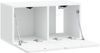 vidaXL Wandmontierter TV-Schrank Weiß 59,5 x 31 x 30 cm Holzwerkstoff 898365 Bild 5
