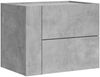 vidaXL Wand-Nachttische 2 Stk. Betongrau 45x30x35 cm 848332 Bild 5