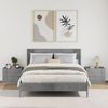 vidaXL Wand-Nachttische 2 Stk. Betongrau 45x30x35 cm 848332 Bild 3