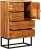 vidaXL Schubladenkommode Natur 55 x 30 x 90 cm Massivholz Akazie 4104616 Bild 2
