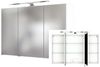 LED Spiegelschrank 100 cm ARLON-03 weiß BxHxT 100 x 64 x 20 cm Bild 2