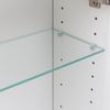 LED Spiegelschrank 100 cm ARLON-03 weiß BxHxT 100 x 64 x 20 cm Bild 4