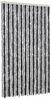 vidaXL Fliegenvorhang Grau und Schwarz 100x230 cm Chenille 377331 Bild 2