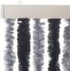 vidaXL Fliegenvorhang Grau und Schwarz 100x230 cm Chenille 377331 Bild 4