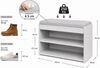 Zedelmaier Sitzbank mit Sitzbank Schuhregal mit Sitzbank 76 x 30 x 45 cm Bild 2