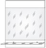 Wandspiegel >Corby< in Grau-Metallic Hochglanz aus Glas - 76x88x17cm (BxHxT) Bild 3