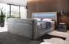 Boxspringbett Pluto mit TV Lift, RGB und Stauraum 140x200 Grau H3 (70-100kg) Bild 2