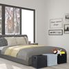 Relaxdays 2x Quadratischer Filzkorb, grau Bild 5