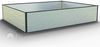 GFP HALFSIZE Aluminium Hochbeet - Platzsparendes & Stabiles Gartenbeet in Aluminium eloxiert - 195 x 150 x 39 cm - Ideales halbhohes Modell für Familien-Gartenspaß Bild 2