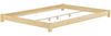 Flaches Futon-Doppelbett Bodenbett Niedrigbett 140x200 Kiefer massiv V-60.51-14Rollrost und Matratze inkl. Bild 3