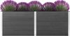 vidaXL Garten-Hochbeet 250 x 50 x 91 cm WPC Grau 49058 Bild 2