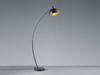 R46041032 Stehleuchte RECIFE Stehlampe ca. 155 cm schwarz / goldfarbig max. 60W Bild 3