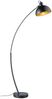 R46041032 Stehleuchte RECIFE Stehlampe ca. 155 cm schwarz / goldfarbig max. 60W Bild 2