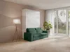 Vente-unique - RAPILI Bett Holz, Platte Weiß - B 133 cm239,2 cm x H 225,2 cm x L 200 cm Bild 1