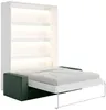 Vente-unique - RAPILI Bett Holz, Platte Weiß - B 133 cm239,2 cm x H 225,2 cm x L 200 cm Bild 3