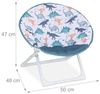 Relaxdays Faltbarer Moonchair für Kinder Bild 5
