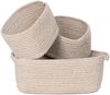 House Nordic Körbe, Baumwolle, beige, 3er Set Bild 2