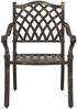 vidaXL Gartenstuhl 2 pcs Bronze 56 x 55 x 92,5cm Aluminium 42002374 Bild 4