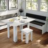 Esszimmer-Bank Roman Weiß 41.5 x 136.6 cm Vicco Bild 5