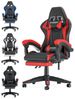 BIGZZIA Bürostuhl Gaming Stuhl mit Fußstütze - Gamer Stühle Ergonomisch mit Lendenkissen, Kopfstütze Gaming Chair Höhenverstellbar Computerstuhl Bild 4